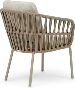 Tuinset 4 personen 140 cm Rope Zand/Beige Coco Elara/Fungo