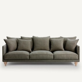 3-, 4- of 5-zits bank in katoen en linnen, Lazare