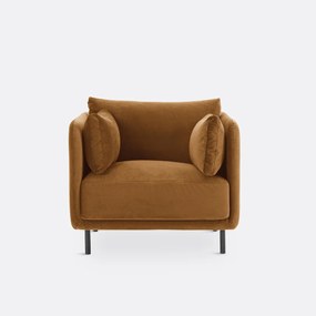 Fauteuil in fluweel, Victor