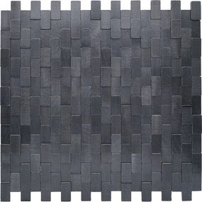 Zelfklevende Mozaïektegels Metaal | Steenstrip 3D Grafiet | 30×29,8 cm | Keuken, Bad &amp; WC
