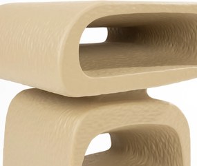 Zuiver Eddy Organische Bijzettafel Beige - 43x35x44cm.