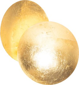 Smart wandlamp goud incl. Wifi G9 - Sunrise