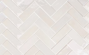 Wandtegel wit Sartoria Tbrick 16x5cm seashell glans gerectificeerd