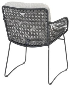 4 Seasons Outdoor Aprilla dining chair antraciet * Sale *      zwart weerbestendig