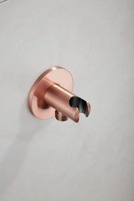 Saniclear Plus inbouw regendouche met inbouw douchekop 30x30cm geborsteld koper