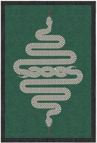 Wasbaar laagpolig vloerkleed Venom van Jonathan Adler