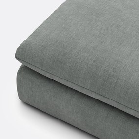 Poef voor modulaire bank, in gestructureerde stof, Malo