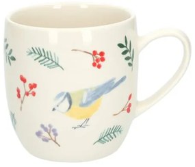 Mok, steengoed, vogels,Ø9,5 CM