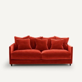 Omvormbare 3-zits fluwelen zetel, Lazare