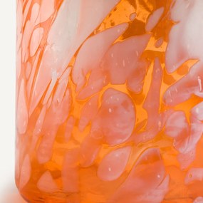 Vaas in handgeblazen glas, Berna