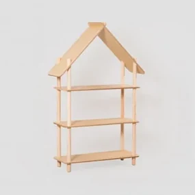 Zita Kids Houten Plank Met 3 Planken Natuurlijk Hout - Sklum