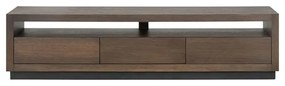 Richmond Interiors Oakura Brown Modern Tv-meubel Bruin Eiken - 185x40x45cm.