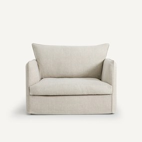 Omvormbare XL Fauteuil katoen/linnen, Néo Chiquito