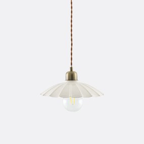 Geschulpte ijzeren metalen hanglamp, Festonia