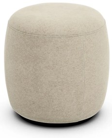 Voetenbank van linnen fluweel, Rosebury, ontwerp Emmanuel Gallina