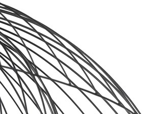 Smart plafondlamp zwart 60 cm incl. Wifi G95 - Pua