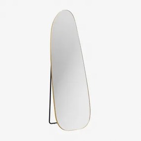 Onregelmatige Staande Spiegel 55x165 Cm In Aluminium Naruvan Goud - Sklum