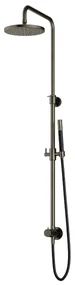 Hotbath Cobber M438 stortdouche met staafhanddouche en 20cm hoofddouche verouderd ijzer