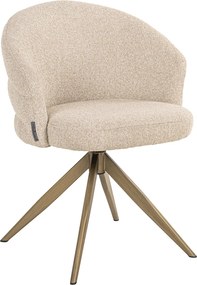 Richmond Interiors Zendaya Draaibare Eetkamerstoel Beige