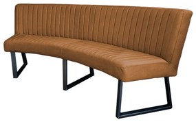Eetkamerbank - Hengelo - stof Element bruin 07 - geschikt voor ovale tafel 200 cm