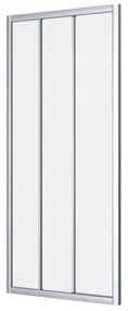 Nemo Start Profi schuifdeur - 76x195cm - inbouwmaat 76-80cm - helder veiligheidsglas 5mm LXT80G