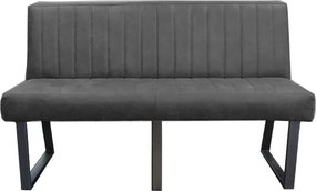 Eetkamerbank - Hengelo - leer Missouri antraciet 09 - 180 cm