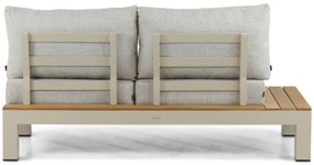 Loungeset 6 personen Aluminium/Teak Taupe Lifestyle Garden Furniture Vittoria