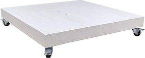 AVH parasolvoet 90 kg met 4 wielen zand graniet
