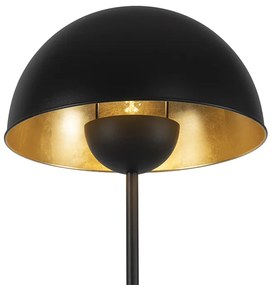 Industriële vloerlamp zwart met goud 160 cm - Magnax Industriele / Industrie / Industrial E27 Binnenverlichting Lamp