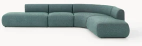 Modulaire bouclé hoekbank Sofia (4-zits)