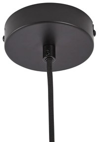 Retro hanglamp goud met groen glas - Jina