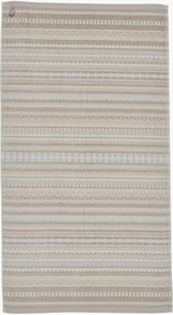 Handdoek Geometric Print van velours en terrykatoen