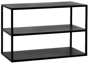 Wandkast Eszential Black laag | Pomax