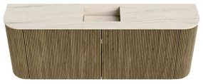 Mondiaz Joya DLux 115cm toiletmeubel ronding links/rechts dusk met wastafel faye midden zonder kraangat meli
