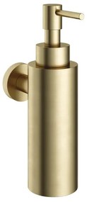 Hotbath &MORE Zeepdispenser Wandmodel BB - Living Colours vormen een Poetsbaar patina Geborsteld messing BAA09BB