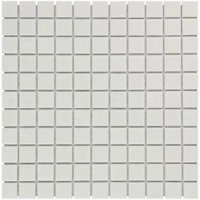 The Mosaic Factory Barcelona vierkante mozaïek tegels 30x30 wit mat