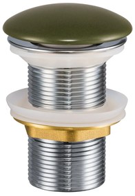 Comad afvoerplug met clicksysteem groen mat