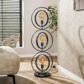 Vloerlamp Metalen Ringen