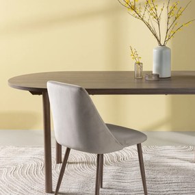 Minimalistische Ovale Eettafel - 90 X 180cm.