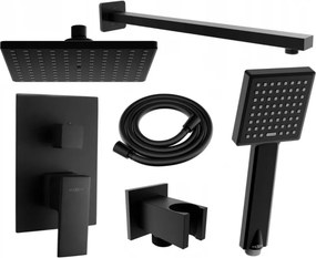 Mexen Uno DR45 ingebouwde douchekit, zwart - 71435DR45-70