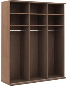 Goossens Excellent Kledingkast Wood, 180 cm breed, 223 cm hoog, 3 hout schuifdeuren