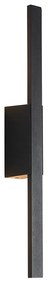 Moderne buiten wandlamp zwart incl. LED IP54 - Jamal Modern IP54 Buitenverlichting