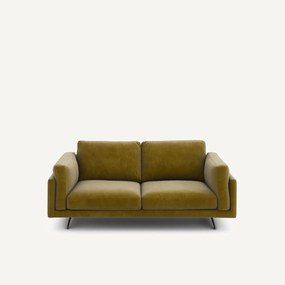 Bank in fluweel, 2-zit, César