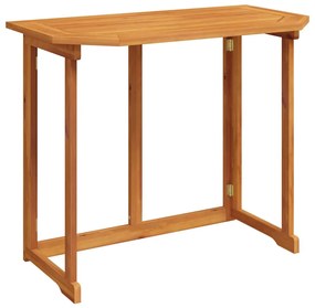 vidaXL Bistrotafel 90x50x75 cm massief acaciahout