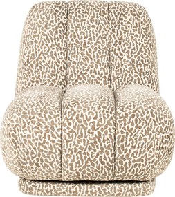 Panterprint Fauteuil Bruin