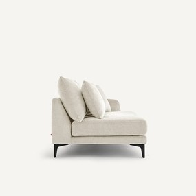 Halve bank, 2zit van polyestermix, MODERNISTE