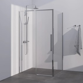 Brauer Season douchecabine met schuifdeur 100x100cm chroom