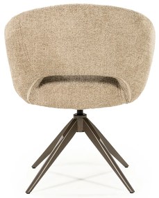 Eleonora Alissa Ronde Eetkamerstoel Taupe