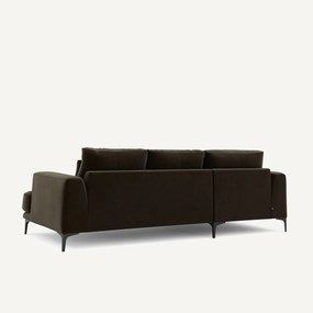 Linkse hoekbank fluweel, Marsile