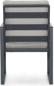 Tuinstoel Aluminium Grijs-antraciet Lifestyle Garden Furniture Alessio  antracite